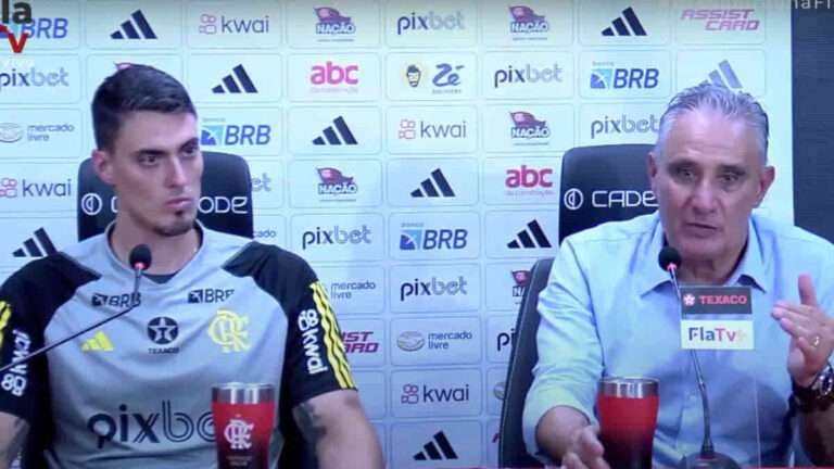 Coletiva de Tite ontem: Treinador destacou a força do elenco após vitória do Flamengo