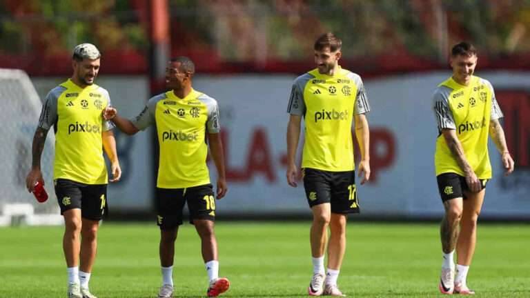 Conheça as 2 dúvidas e 3 desfalques do Flamengo contra o Bolívar