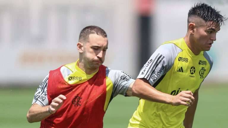 Preparação para o jogo do Flamengo contra o Fluminense pelo Brasileirão