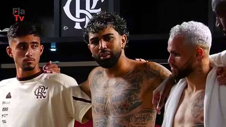Flamengo: Gabigol se despede dos jogadores no vestiário; vídeo