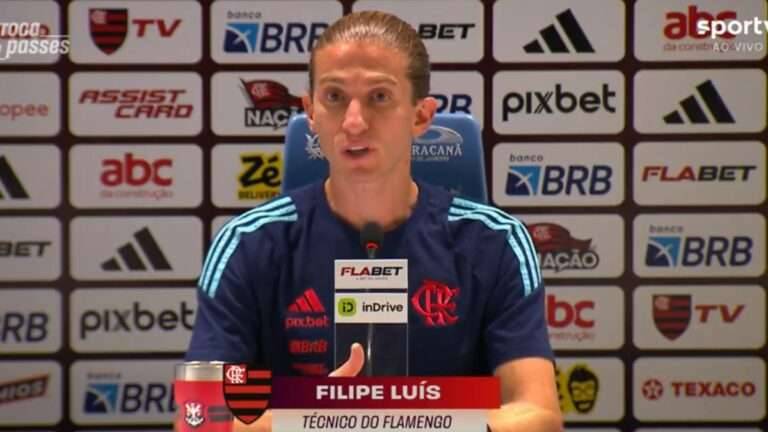 Filipe Luís é sincero após goleada do Flamengo sobre o Juventude: “Não me iludo com resultado”