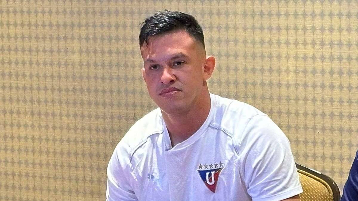 Gonzalo Valle goleiro da LDU projeta jogo contra o Flamengo pela Libertadores