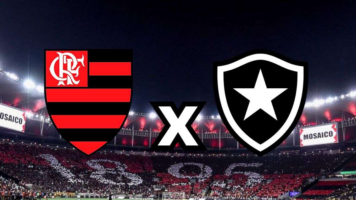 Onde assistir o jogo do Flamengo e Botafogo domingo pelo Brasileirão