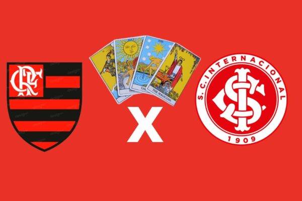 Arte Flamengo x Internacional vidente